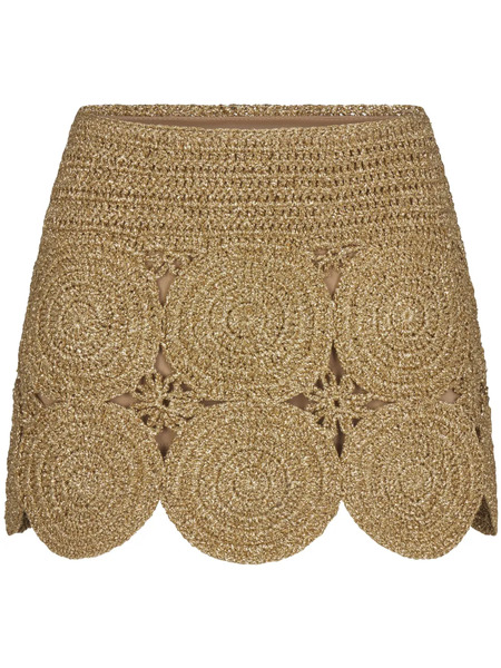  Simon Miller Beep Beep Mini Skirt - Gold 