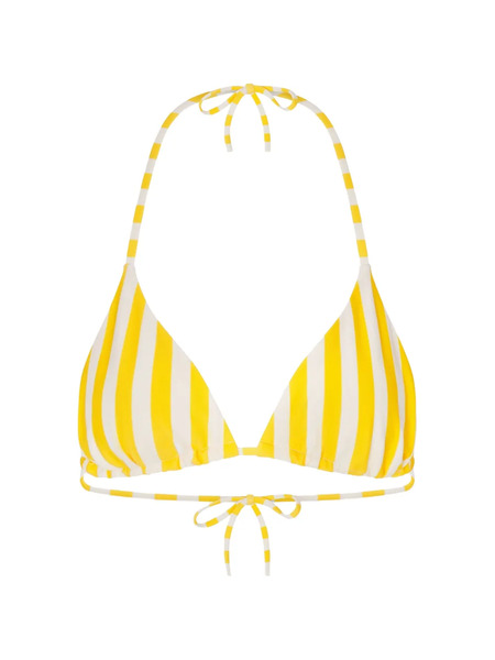  Simon Miller Bwai Striped Bikini Top - Yellow 