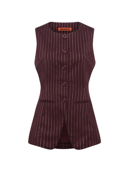  Simon Miller Del Mar Waistcoat - Red 