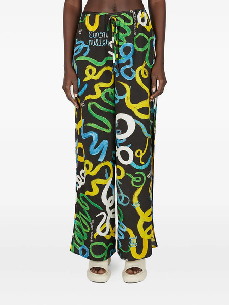  Simon Miller Drawstring Side-split Trousers - Black 