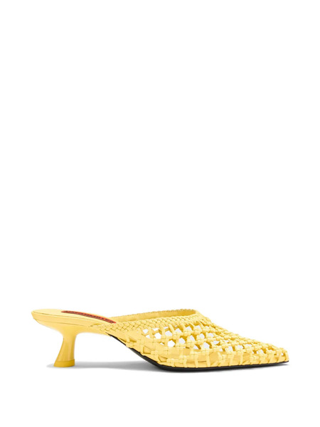  Simon Miller Gala Knotted Mules - Yellow 