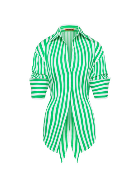  Simon Miller Loch Poplin Button Shirt - Green 