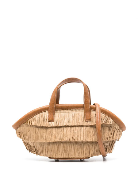  Simon Miller Mini Fringe Mercado Tote Bag - Neutrals 