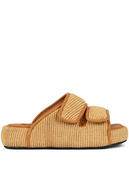  Simon Miller Raffia Cro Slides - Neutrals 