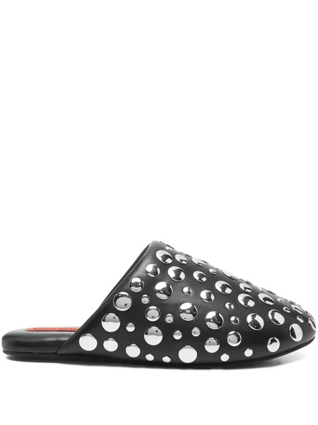  Simon Miller Stud-embellished Slippers - Black 