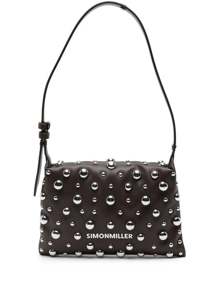  Simon Miller Studded Shoulder Bag - Brown 