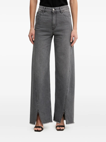  Simona Corsellini Frayed Split Jeans - Grey 