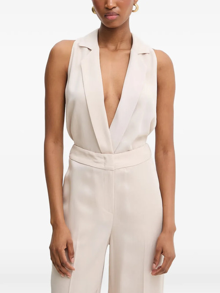  Simona Corsellini V-neck Jumpsuit - Neutrals 