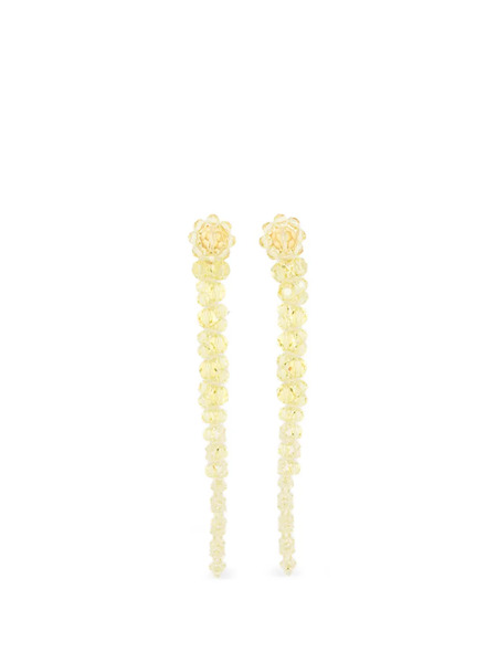  Simone Rocha Beaded Drop Earrings - Gold 