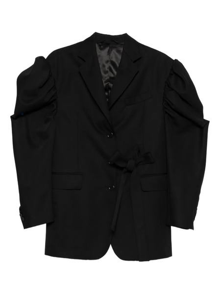 Simone Rocha Bow Cut-out Blazer - Black 