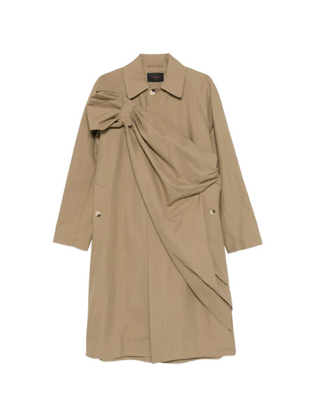  Simone Rocha Bow-detail Coat - Neutrals 
