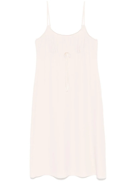  Simone Rocha Bow Slip Midi Dress - Neutrals 