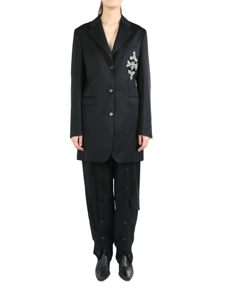  Simone Rocha Crystal-embellished Jacket - Black 