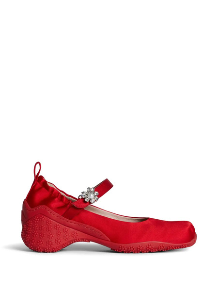  Simone Rocha Crystal-embellishment Pumps - Red 