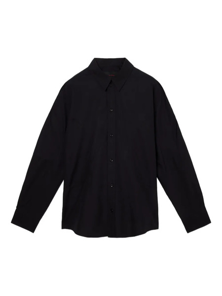  Simone Rocha Daisy-embellished Poplin Shirt - Black 