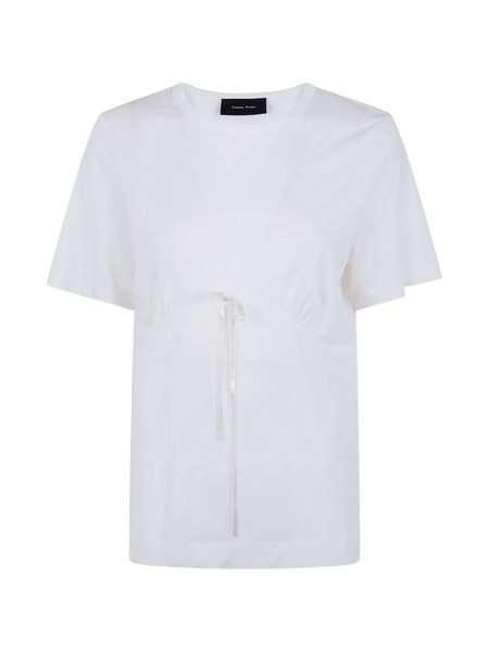  Simone Rocha Drawstring T-shirt - White 
