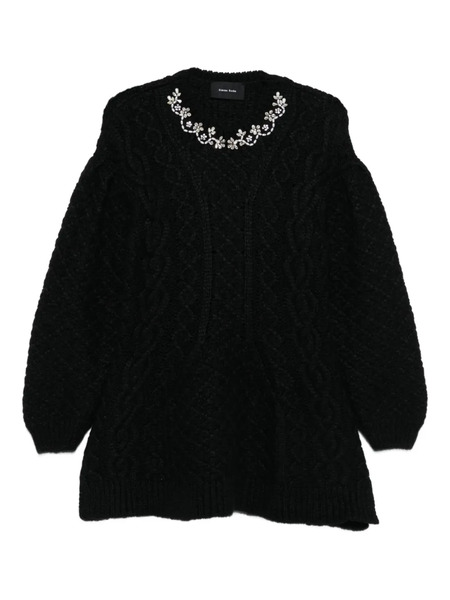  Simone Rocha Embellished Sweater - Black 