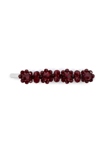  Simone Rocha Flower Hair Clip - Red 