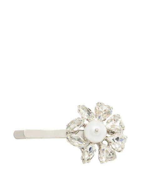  Simone Rocha Heartbloom Hair Clip - Silver 