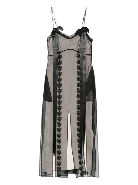  Simone Rocha Multi-split Maxi Dress - Black 