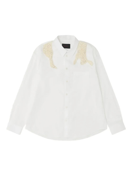  Simone Rocha Pearl-embellished Shirt - White 