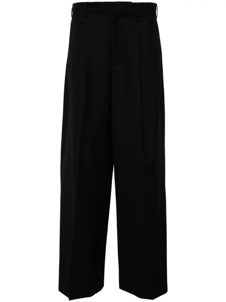  Simone Rocha Pleated Wide-leg Trousers - Black 