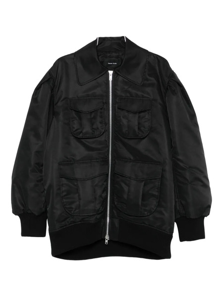  Simone Rocha Pocket Zip Bomber Jacket - Black 