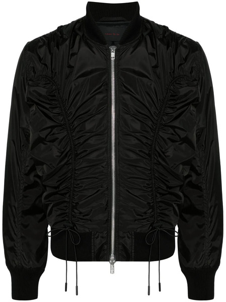  Simone Rocha Ruched Bomber Jacket - Black 