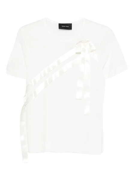  Simone Rocha Sash Bow T-shirt - White 