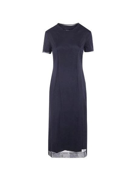  Simone Rocha Sheer-panel Dress - Blue 