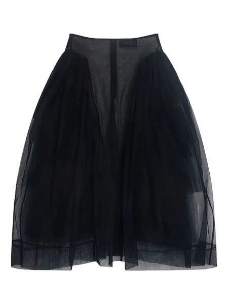  Simone Rocha Textured Skirt - Black 