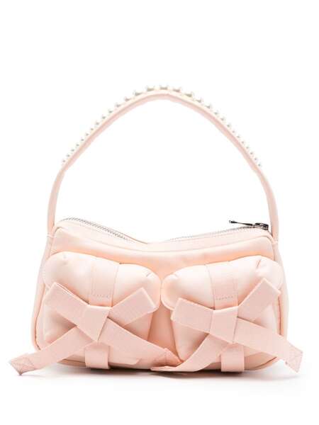  Simone Rocha Utility Bow Shoulder Bag - Pink 