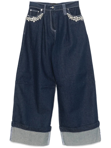  Simone Rocha Wide Puddle Jeans - Blue 