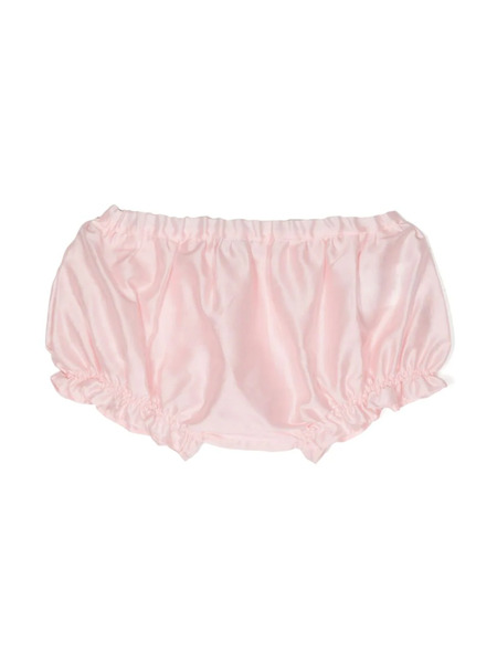  Simonetta Ruffled Satin Bloomers - Pink 