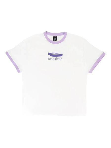  Sinclair 3d Logo Ringer T-shirt - White 