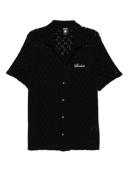 Sinclair Logo-embroidered Shirt - Black 