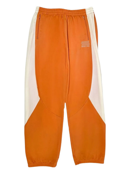  Sinclair Tech Logo Panelled Track Pants - Orange 