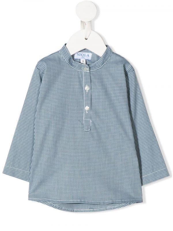  Siola Buttoned Micro-print Shirt - White 