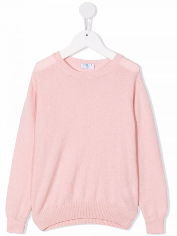  Siola Cashmere Fine-knit Jumper - Pink 