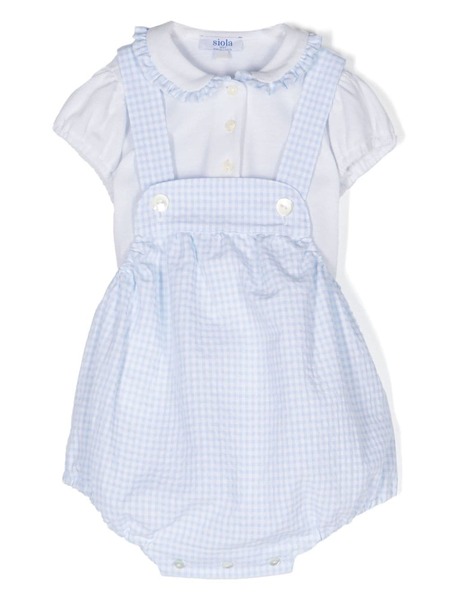  Siola Cotton Romper Set - Blue 