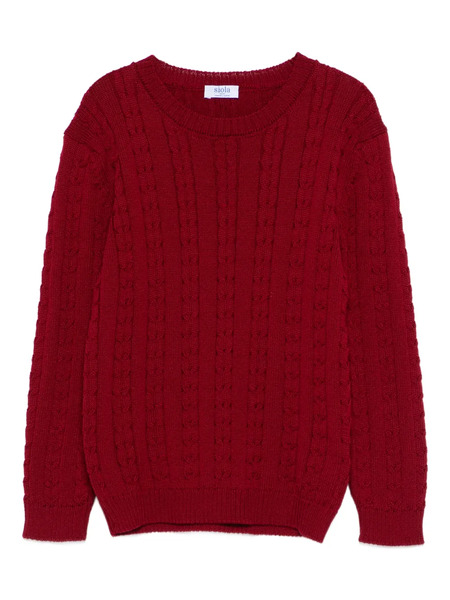  Siola Crew-neck Sweater - Red 