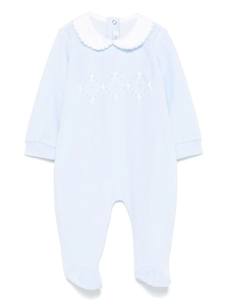  Siola Floral-embroidered Pyjamas - Blue 
