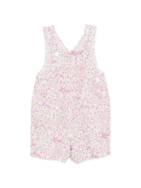  Siola Floral-print Dungarees - Neutrals 