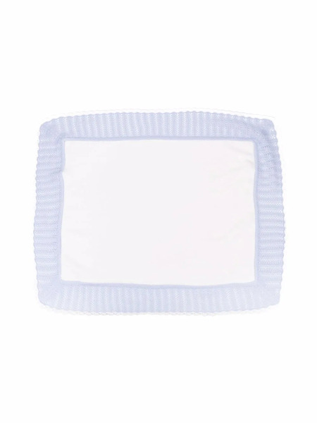  Siola Ribbed Edge Blanket - White 
