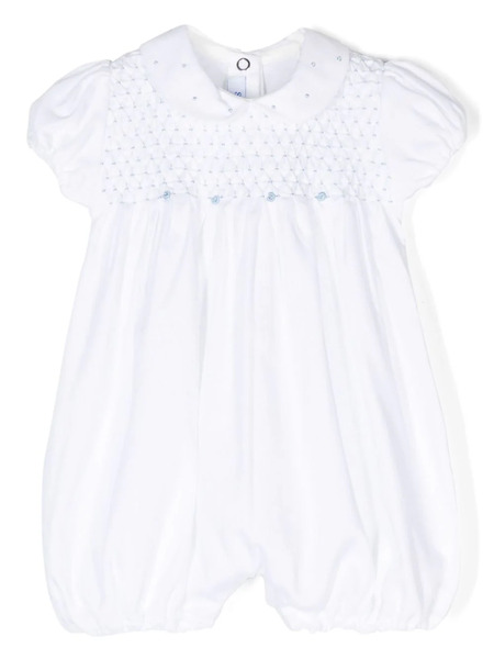  Siola Smocked-panel Shorties - White 
