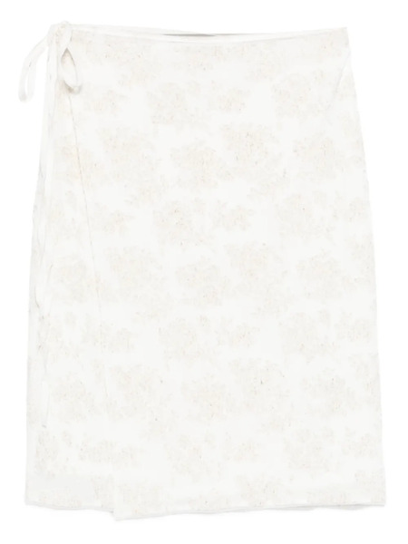  Sir. Blanca Wrap Midi Skirt - Neutrals 