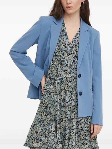  Sisley Button-fastening Jacket - Blue 