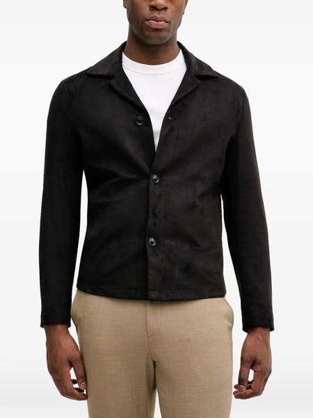  Sisley Buttoned Shirt Jacket - Black 