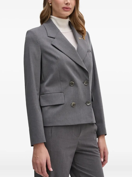  Sisley Double-breasted Blazer - Grey 
