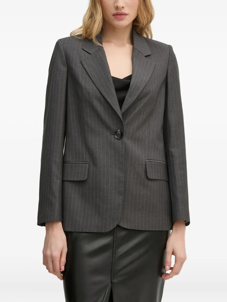  Sisley Pinstriped Blazer - Grey 